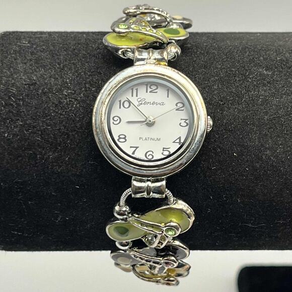 Silver Flip Flop Geneva Watch - Picture 1 of 5